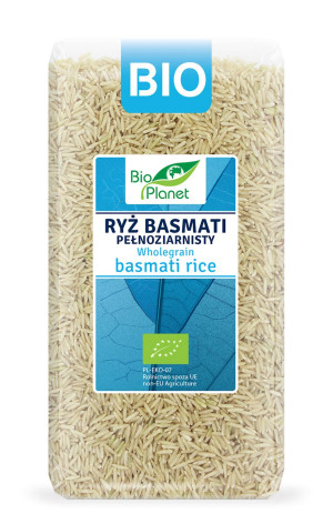 BIO PLANET Ryż basmati pełnoziarnisty Bio 500g - Studio Zielarskie