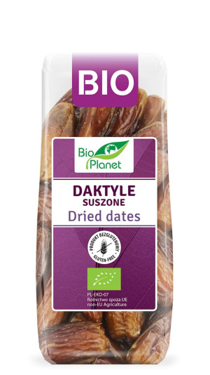 BIO PLANET Daktyle suszone bezglutenowe Bio 150g - Studio Zielarskie