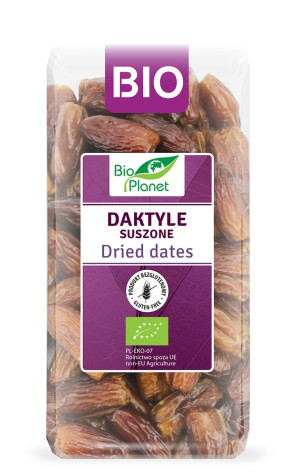 BIO PLANET Daktyle suszone bezglutenowe Bio 400g - Studio Zielarskie