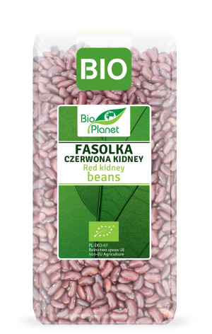 BIO PLANET Fasolka czerwona kidney Bio 400g - Studio Zielarskie