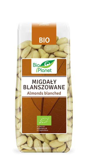 BIO PLANET Migdały blanszowane Bio 100g - Studio Zielarskie