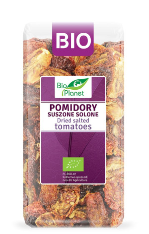 BIO PLANET Pomidory suszone solone Bio 150g - Studio Zielarskie