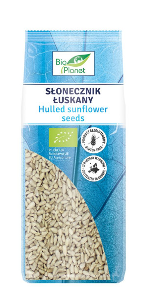 BIO PLANET Słonecznik łuskany bezglutenowy Bio 250g - Studio Zielarskie