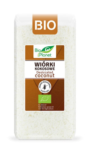 BIO PLANET Wiórki kokosowe bezglutenowe Bio 200g - Studio Zielarskie
