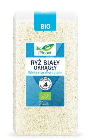 BIO PLANET Ryż biały okrągły Bio 500g - Studio Zielarskie