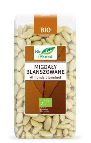 BIO PLANET Migdały blanszowane Bio 350g - Studio Zielarskie