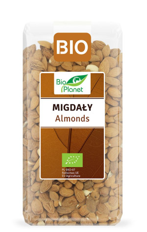 BIO PLANET Migdały Bio 350g - Studio Zielarskie
