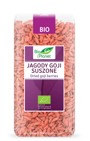 BIO PLANET Jagody goji suszone Bio 250g - Studio Zielarskie