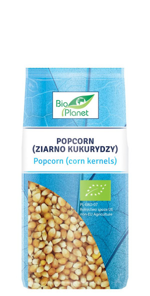 BIO PLANET Popcorn (ziarno kukurydzy) Bio 250g - Studio Zielarskie
