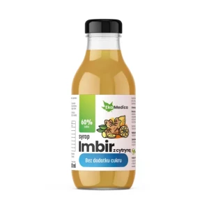 EKA MEDICA Syrop Imbir z cytryną bez cukru 300ml - Studio Zielarskie
