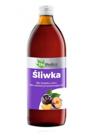 EKA MEDICA Śliwka sok 500ml - Studio Zielarskie