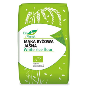 BIO PLANET Mąka ryżowa jasna Bio 500g - Studio Zielarskie