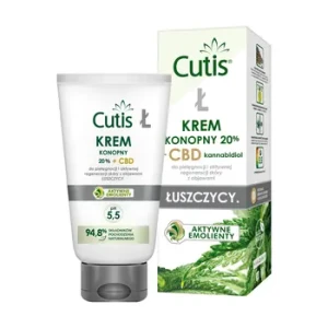 CUTIS Ł - ŁUSZCZYCA krem z konopią siewną 20% - Studio Zielarskie