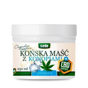Virde Końska maść chłodząca z konopiami siewnymi 250ml - Studio Zielarskie