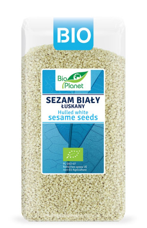 BIO PLANET Sezam biały łuskany Bio 400g - Studio Zielarskie