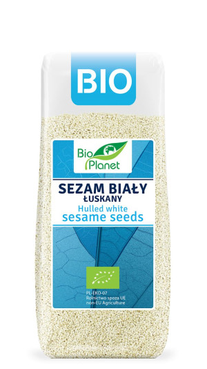 BIO PLANET Sezam biały łuskany Bio 200g - Studio Zielarskie