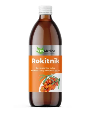 EKA MEDICA Rokitnik Sok 500ml - Studio Zielarskie