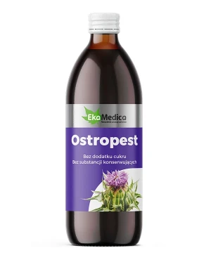EKA MEDICA Ostropest sok 500ml - Studio Zielarskie