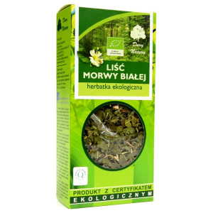 DARY NATURY Morwa biała liść EKO 50g - Studio Zielarskie