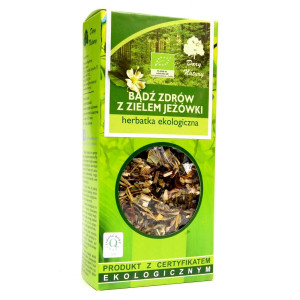DARY NATURY Herbatka Bądź Zdrów z zielem jeżówki EKO 50g - Studio Zielarskie