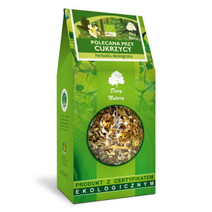 DARY NATURY Herbatka Polecana przy cukrzycy EKO 150g - Studio Zielarskie
