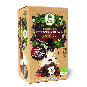 DARY NATURY Herbatka Porzeczkowa EKO - herbatka w piramidkach 15x3g - Studio Zielarskie