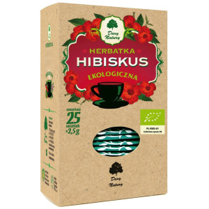 DARY NATURY Hibiskus EKO 25x2,5g - Studio Zielarskie