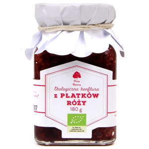 DARY NATURY Konfitura z płatków róży EKO 180g - Studio Zielarskie
