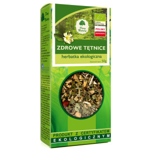 DARY NATURY Herbatka Zdrowe tętnice EKO 50g (miażdżyca) - Studio Zielarskie