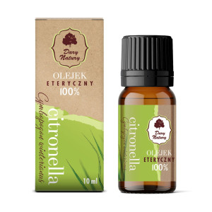 DARY NATURY Olejek eteryczny - Citronella 100% 10ml - Studio Zielarskie