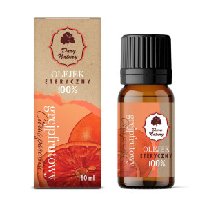 DARY NATURY Olejek eteryczny - grejpfrutowy 100% 10ml - Studio Zielarskie
