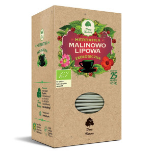 DARY NATURY Herbatka Malinowo-Lipowa EKO 25x2,5g - Studio Zielarskie