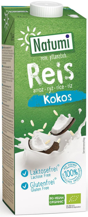 NATUMI Napój ryżowo-kokosowy bezglutenowy Bio 1l - Studio Zielarskie