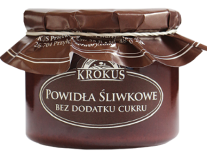 KROKUS Powidła śliwkowe bez dodatku cukru 310g - Studio Zielarskie