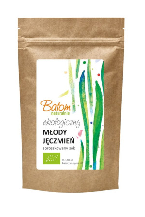 BATOM Sok z młodego jęczmienia sproszkowany Bio 100g - Studio Zielarskie