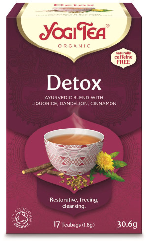 YOGI TEA Herbatka Detox Bio (17x1,8 g) - Studio Zielarskie