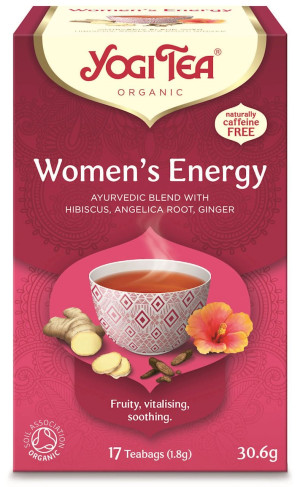 YOGI TEA Herbatka Kobieca energia (Women's energy) Bio (17x1,8 g) - Studio Zielarskie