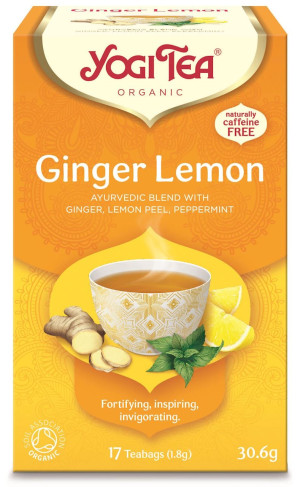 YOGI TEA Herbatka imbirowo-cytrynowa (Ginger Lemon) Bio (17x1,8g) - Studio Zielarskie
