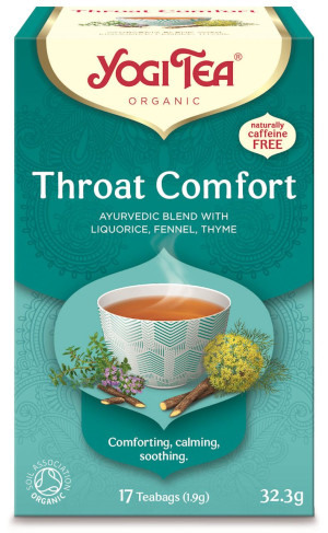 YOGI TEA Herbatka na gardło (Throat Vomfort) Bio (17x1,9g) - Studio Zielarskie