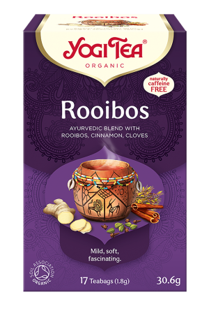 YOGI TEA Herbatka Rooibos z cynamonem i goździkami Bio (17x1,8g) - Studio Zielarskie