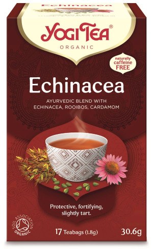 YOGI TEA Herbatka Echinacea Bio (17x1,8g) - Studio Zielarskie