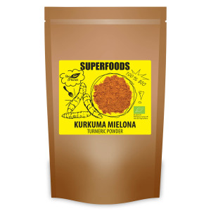 BIO PLANET Kurkuma mielona Bio 200g - Studio Zielarskie