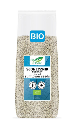 BIO PLANET Słonecznik łuskany bezglutenowy Bio 800 g - Studio Zielarskie