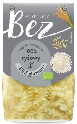 BARTOLINI Makaron (ryżowy) Świderki bezglutenowy Bio 250g - Studio Zielarskie