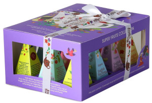 ENGLISH TEA SHOP ORGANIC Kolekcja herbatek owocowych Bio piramidki (Super fruits 6 smaków) (12x2 g) - Studio Zielarskie