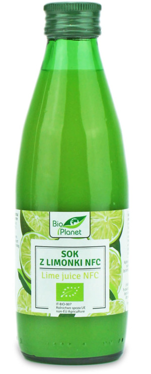 BIO PLANET Sok z limonki nfc 100 % Bio 250ml - Studio Zielarskie