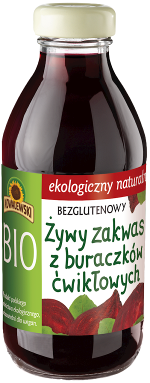 KOWALEWSKI Żywy zakwas buraczany bezglutenowy BIO 320ml - Studio Zielarskie