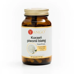YANGO Korzeń piwonii białej 5% 90 kapsułek - Studio Zielarskie