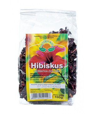 NATURA WITA Hibiskus kwiat 100g - Studio Zielarskie