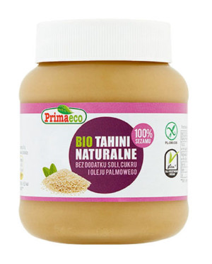 PRIMAVIKA Tahini (pasta sezamowa) bezglutenowa Bio 350g - Studio Zielarskie